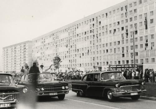 Fidel Castro in Halle Neustadt